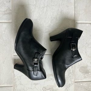 Black Aerosole Seascape Booties Size 10m.  Only been worn a few times.